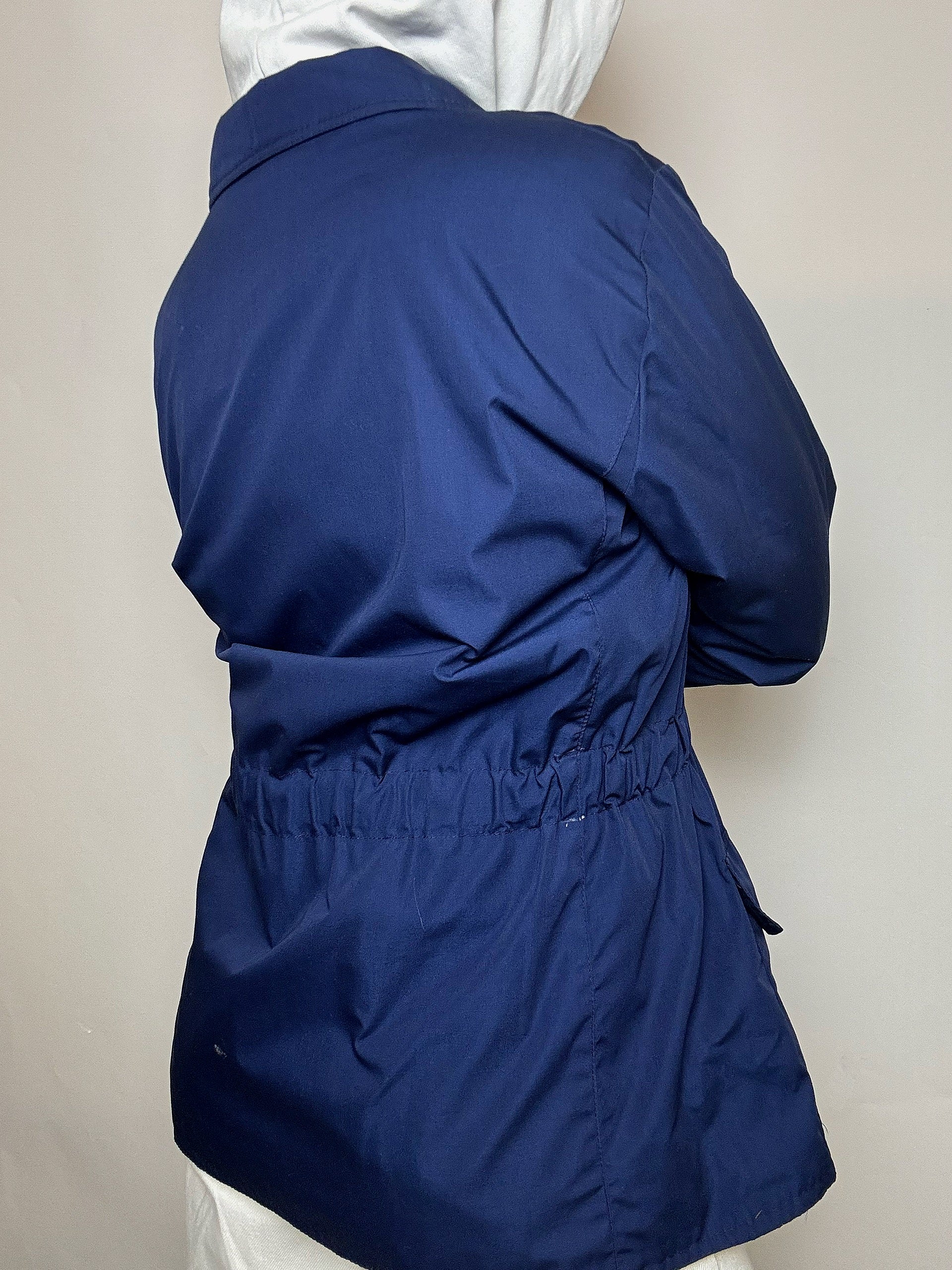 Veste en coton bleue L vintage
