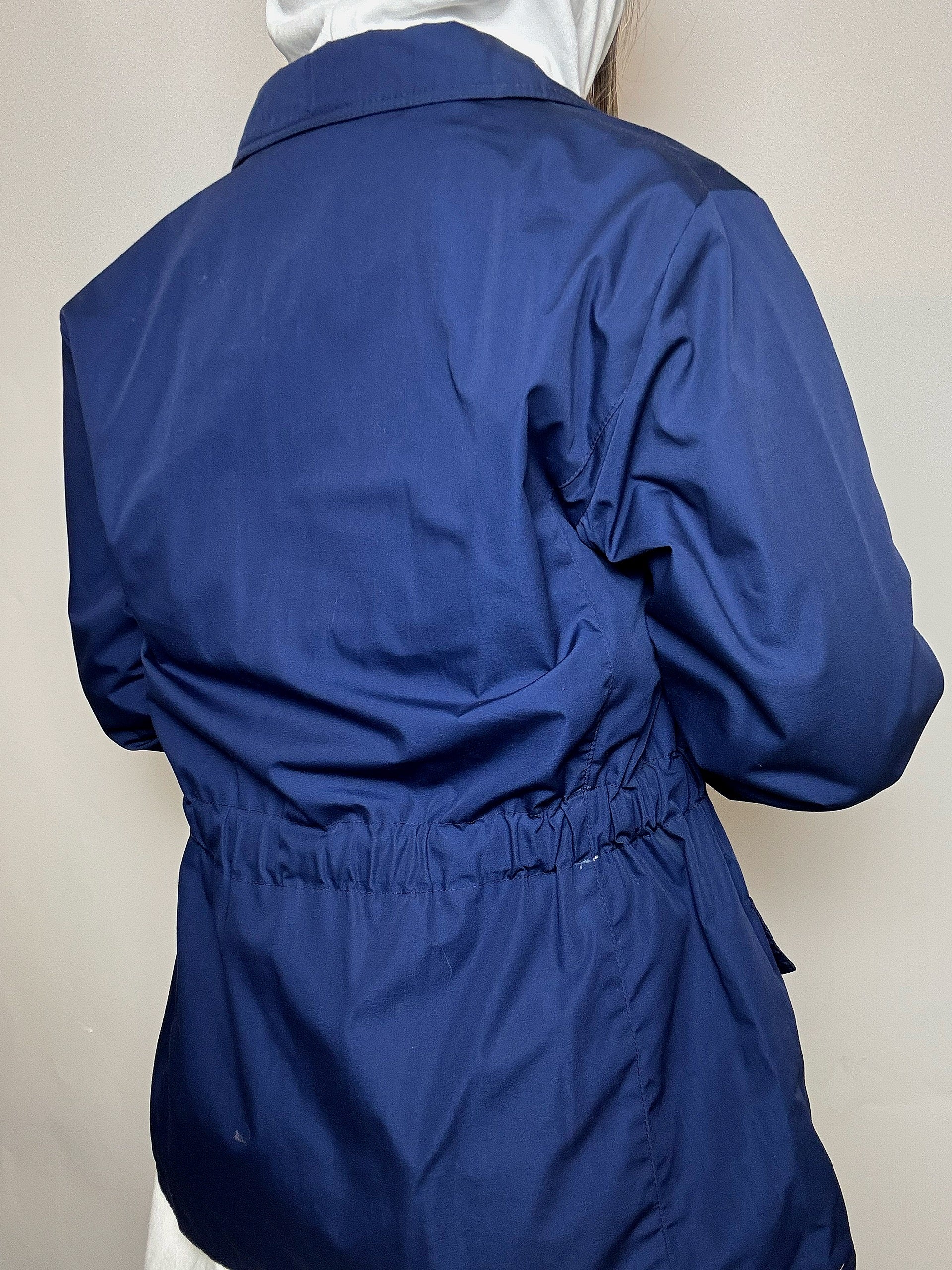 Veste en coton bleue L vintage