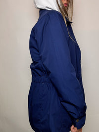 Veste en coton bleue L vintage
