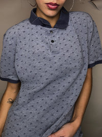 Polo bleu Banana Republic L vintage
