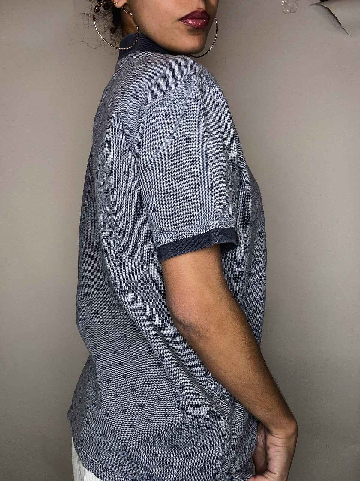 Polo bleu Banana Republic L vintage