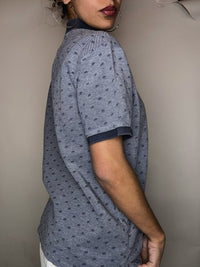 Polo bleu Banana Republic L vintage