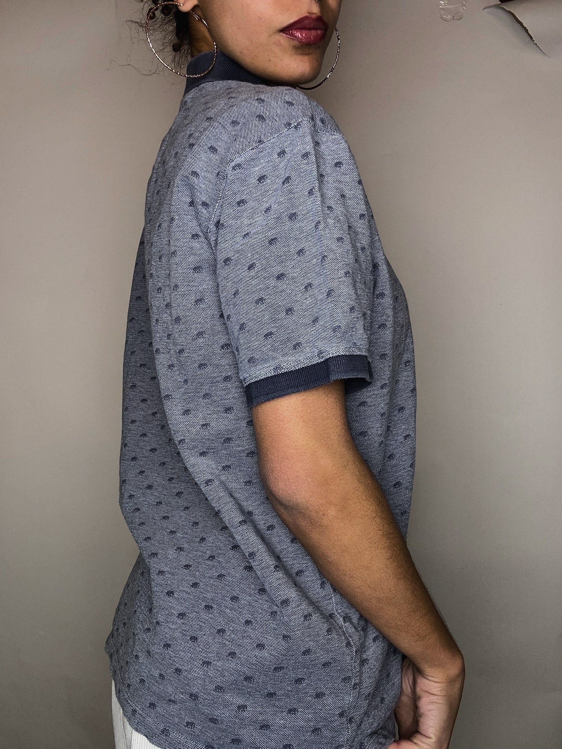 Polo bleu Banana Republic L vintage