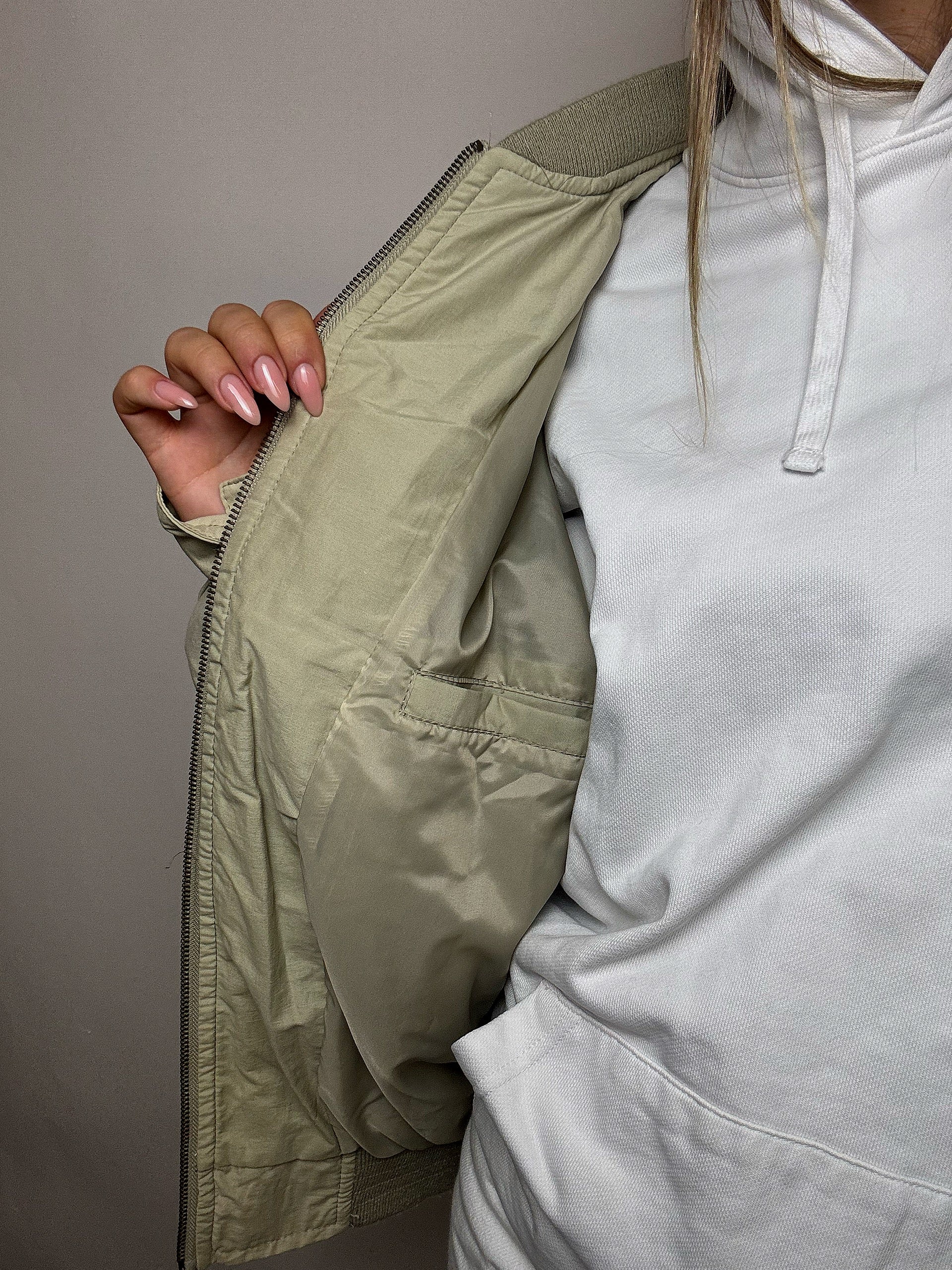 Bomber greige L vintage