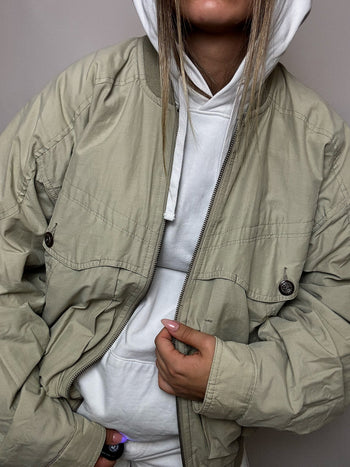 Bomber greige L vintage