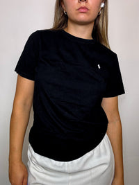 RALPH LAUREN M Vintage schwarzes T-Shirt