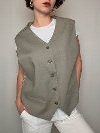 Gilet de costume beige L vintage