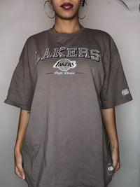 NBA Lackers L Vintage Taupe T-Shirt