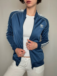 Jacket de sport noir bleue S vintage