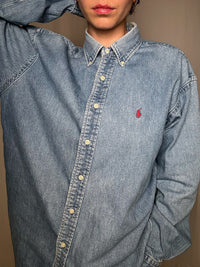 Ralph Lauren Jeanshemd Gr. M, Vintage