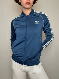 Jacket de sport noir bleue S vintage