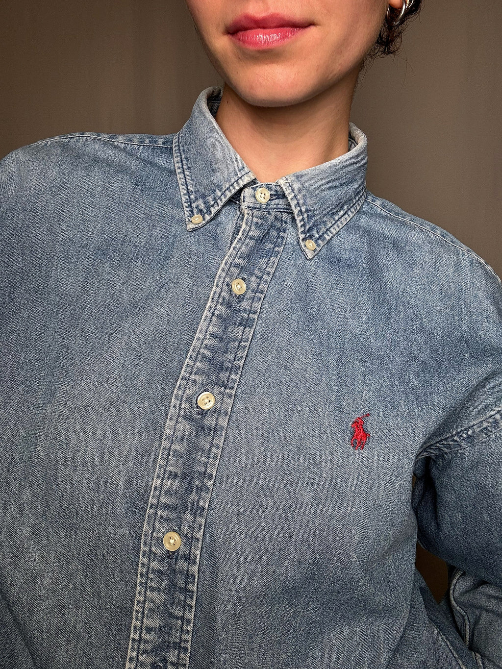 Ralph Lauren Jeanshemd Gr. M, Vintage