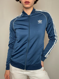 Jacket de sport noir bleue S vintage