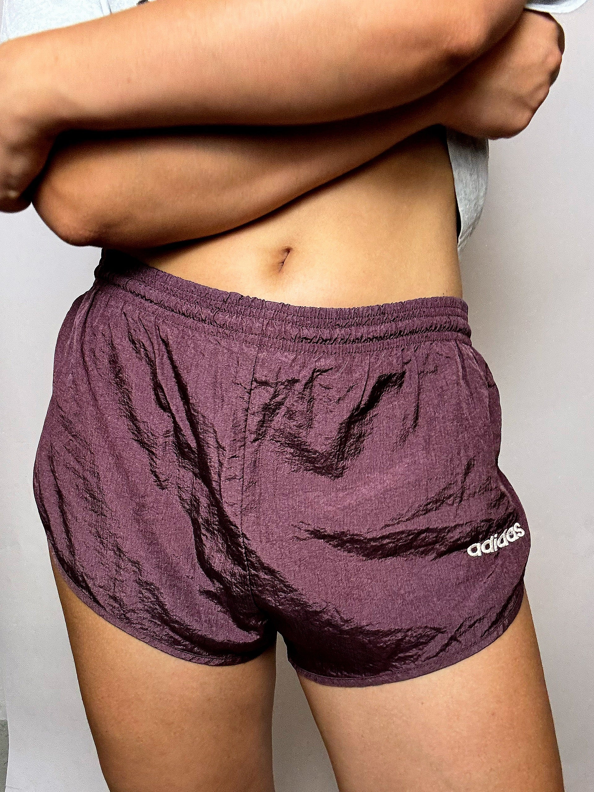 Minishort de sport bordeaux ADIDAS M vintage