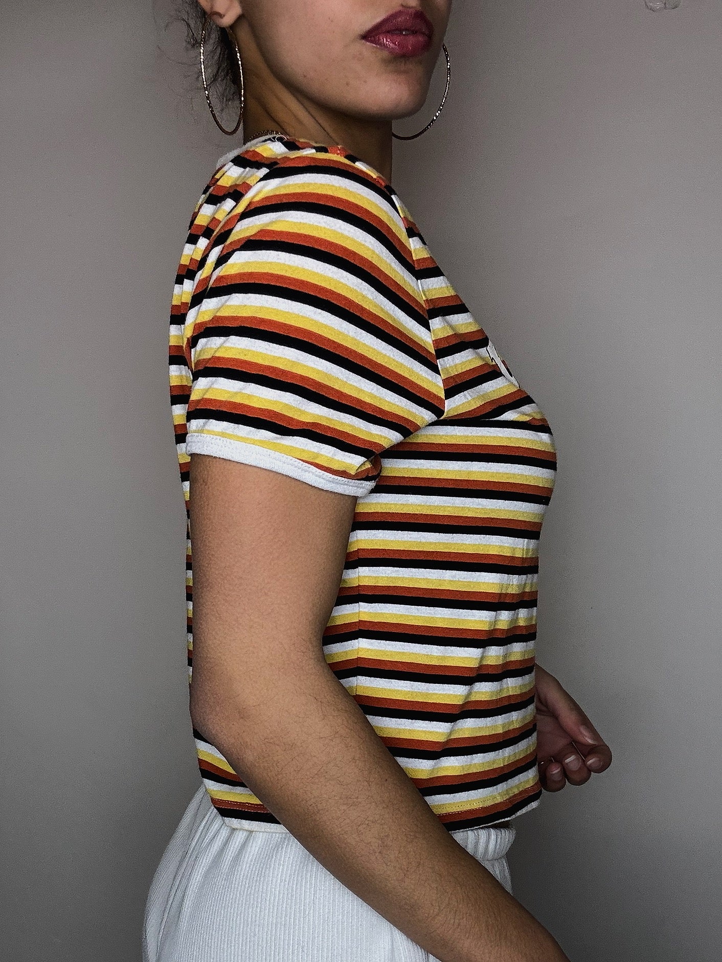 Tshirt rayé Dickies M vintage