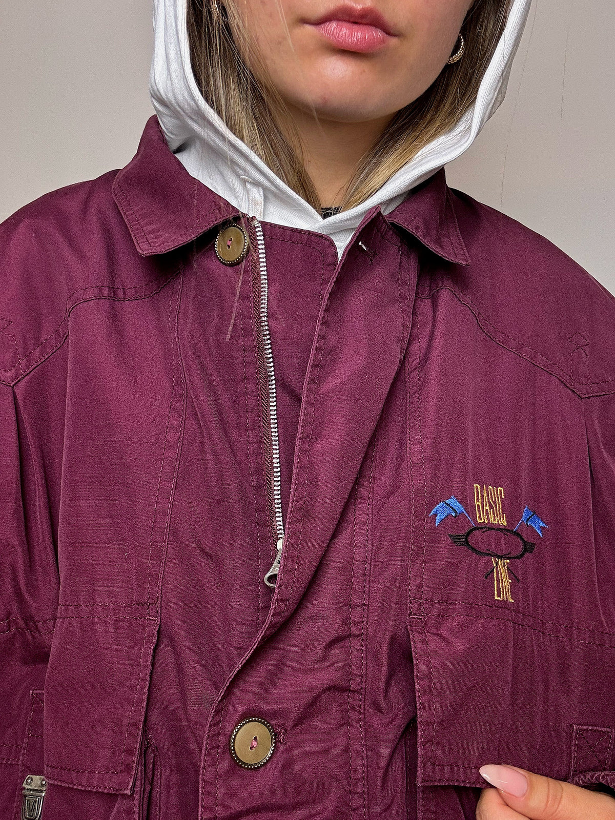 Bomber bordeaux XXL vintage