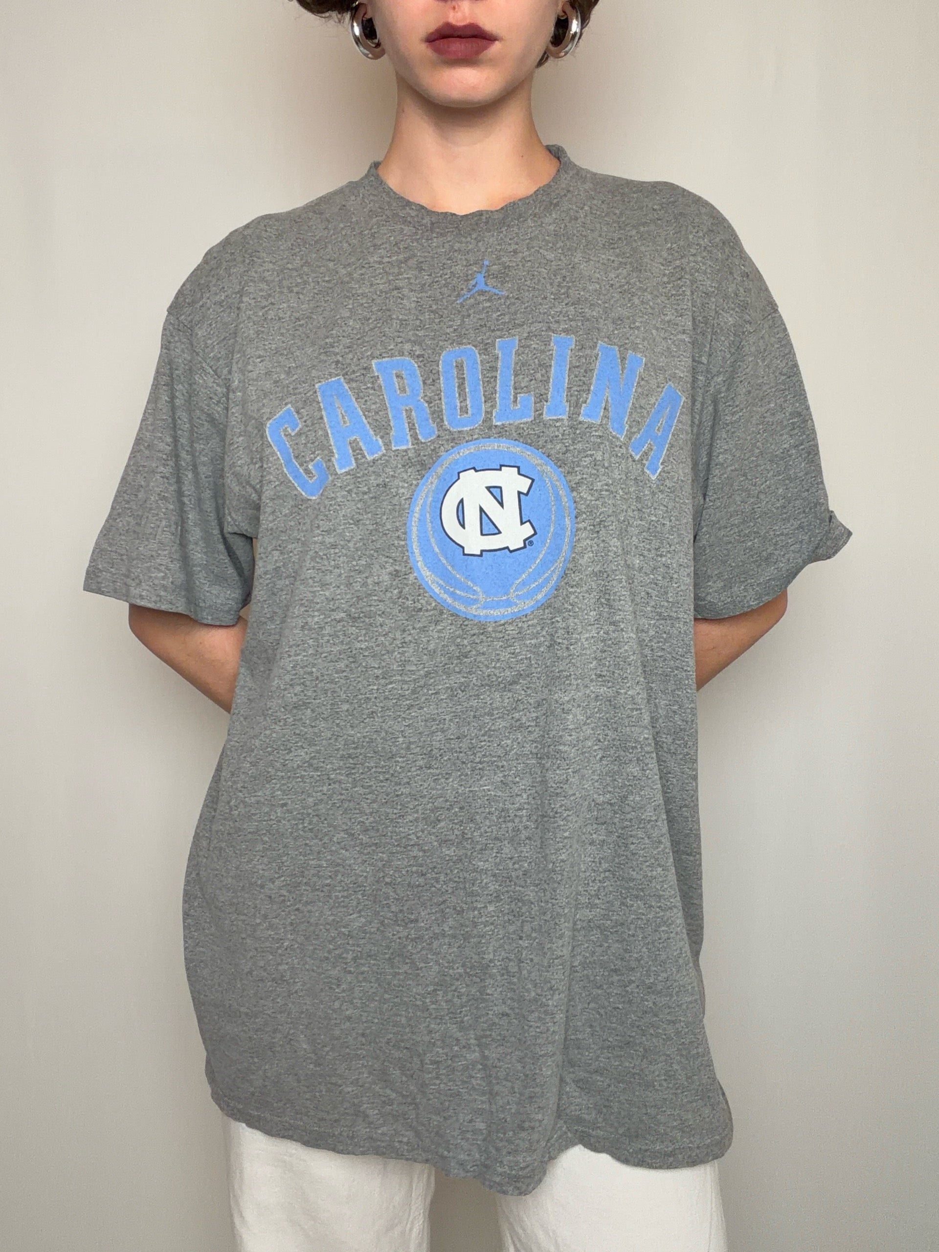 Tshirt gris Carolina x Jordan L vintage