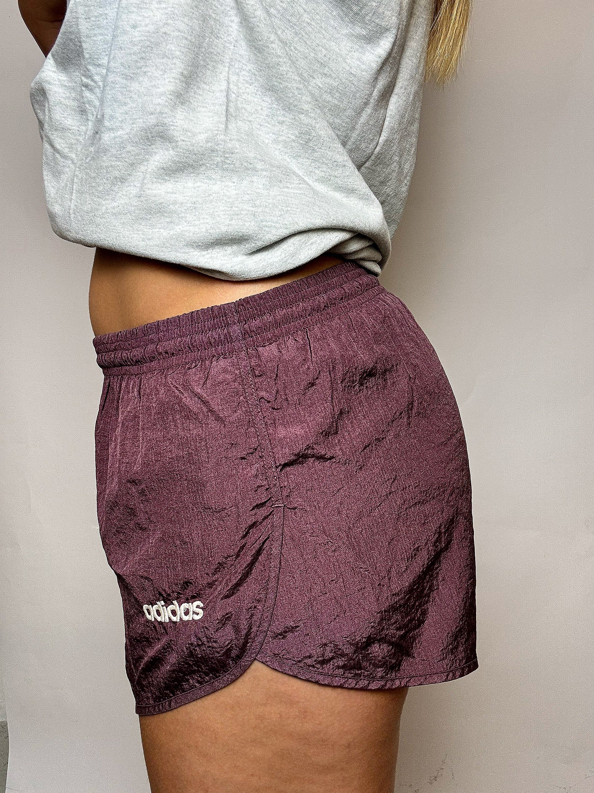 Minishort de sport bordeaux ADIDAS M vintage
