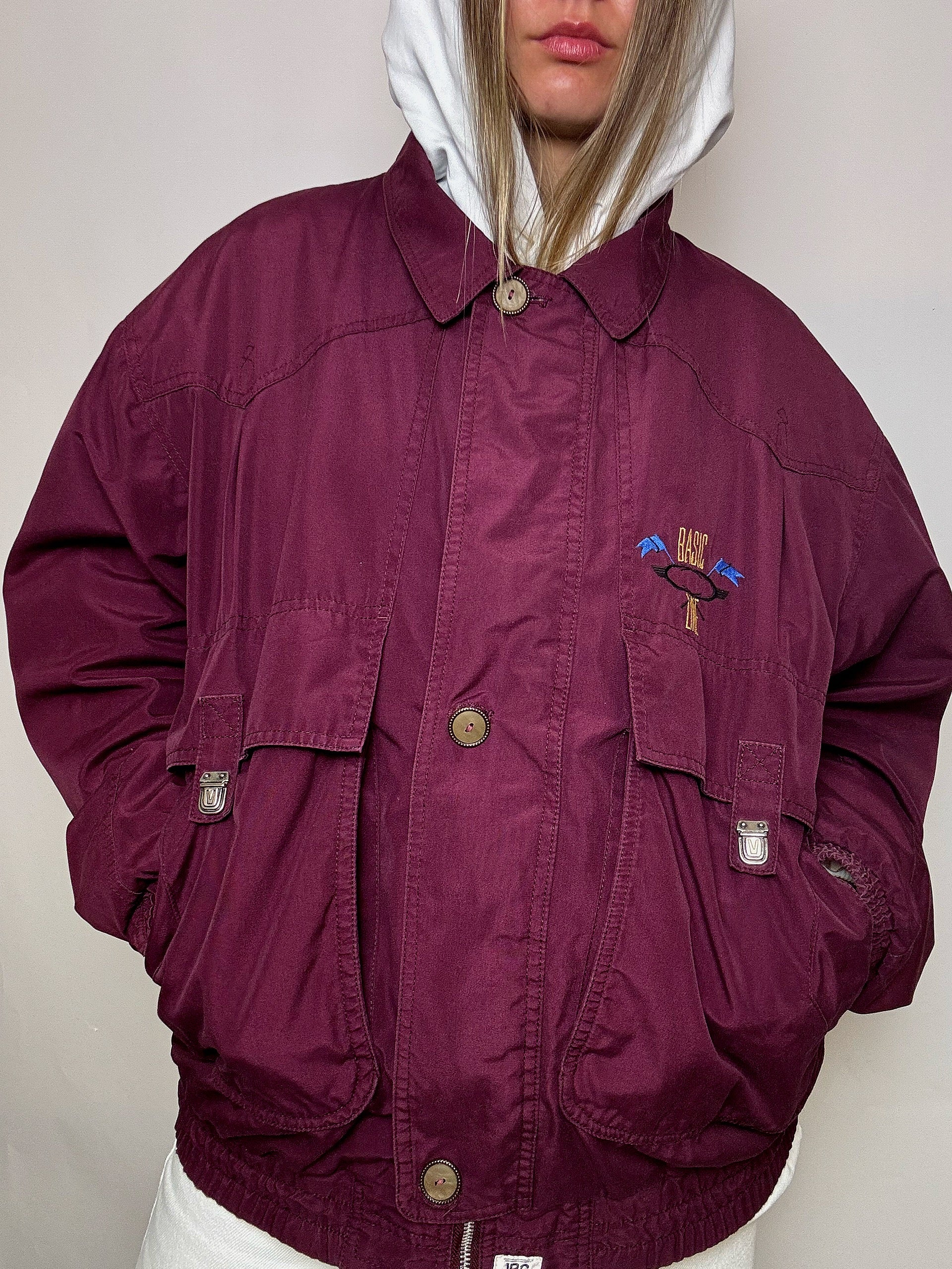 Bomber bordeaux XXL vintage