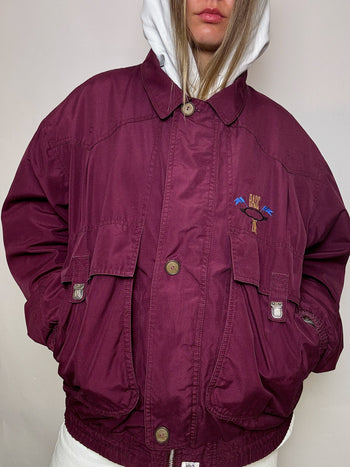 Bomber bordeaux XXL vintage