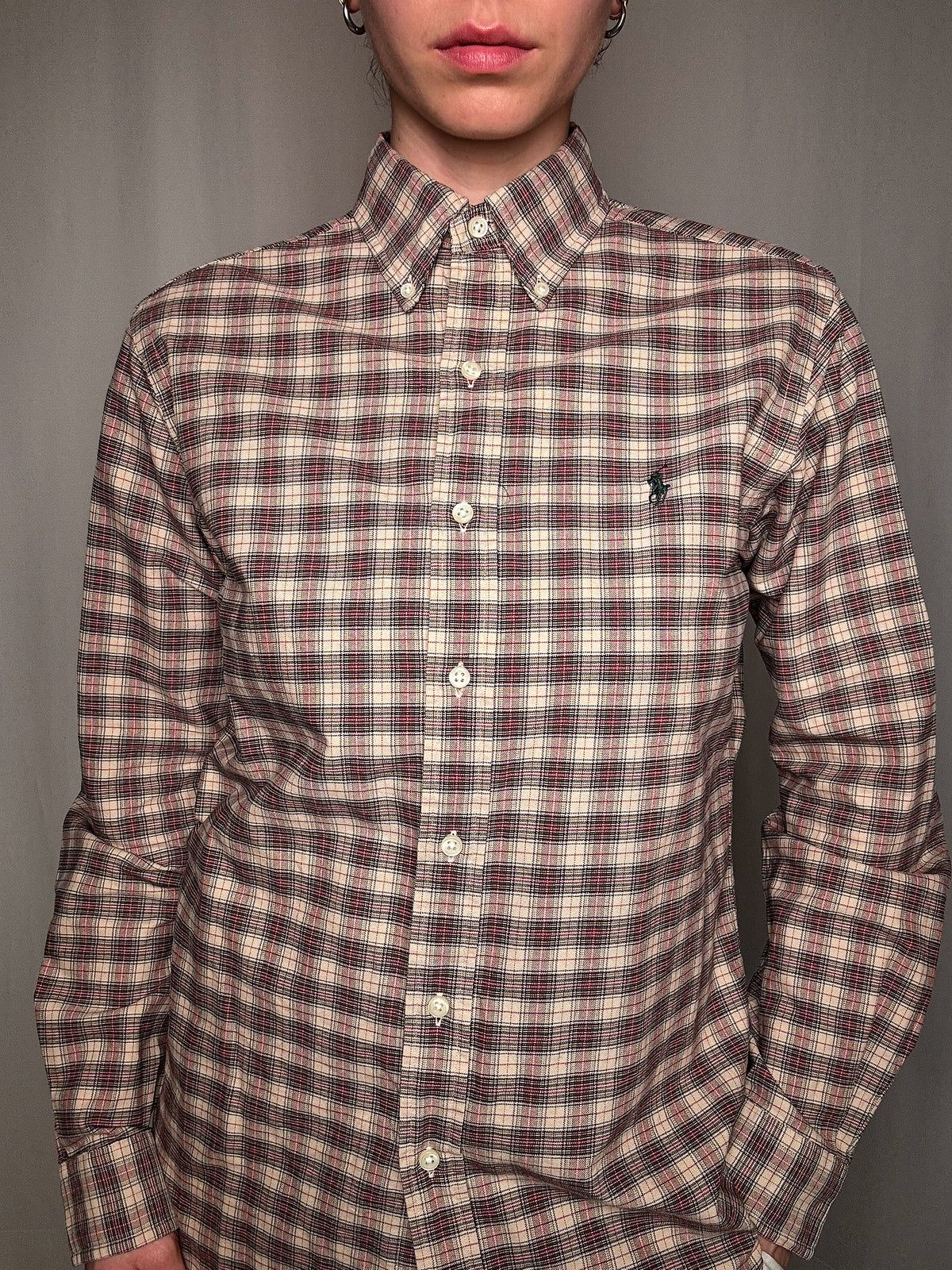 Ralph Lauren checked Oxford shirt S vintage
