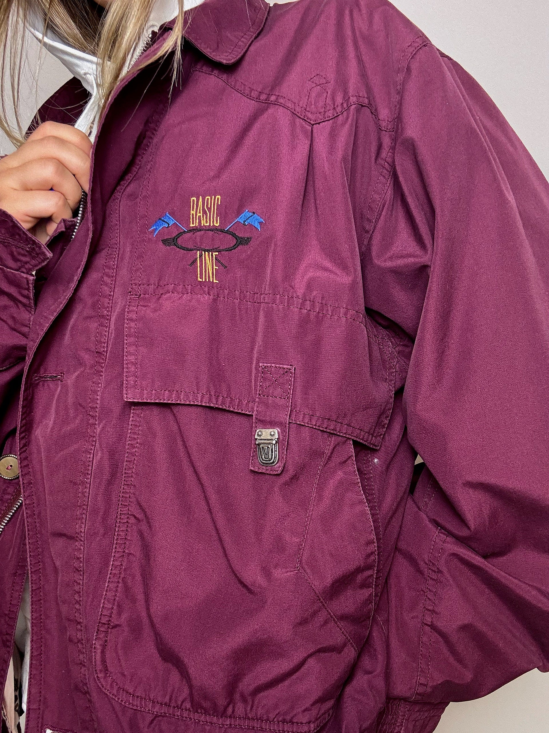 Bomber bordeaux XXL vintage