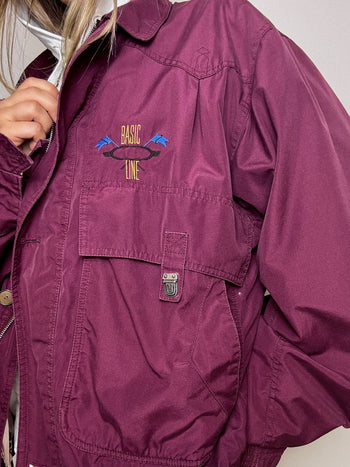 Bomber bordeaux XXL vintage