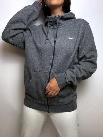 Vintage gray Nike zip sweatshirt M 