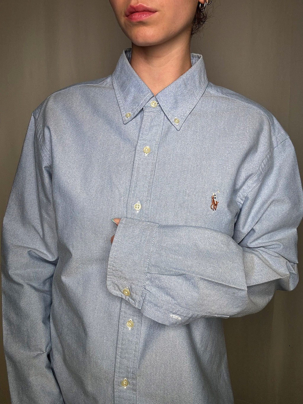 Chemise oxford bleue Ralph Lauren M vintage