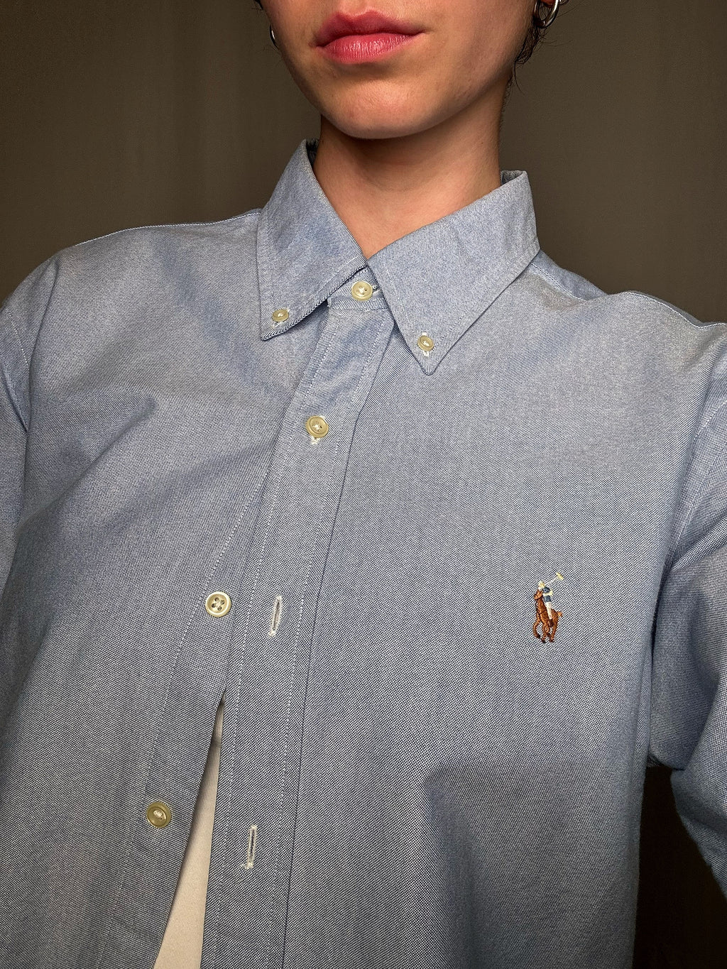 Chemise oxford bleue Ralph Lauren M vintage