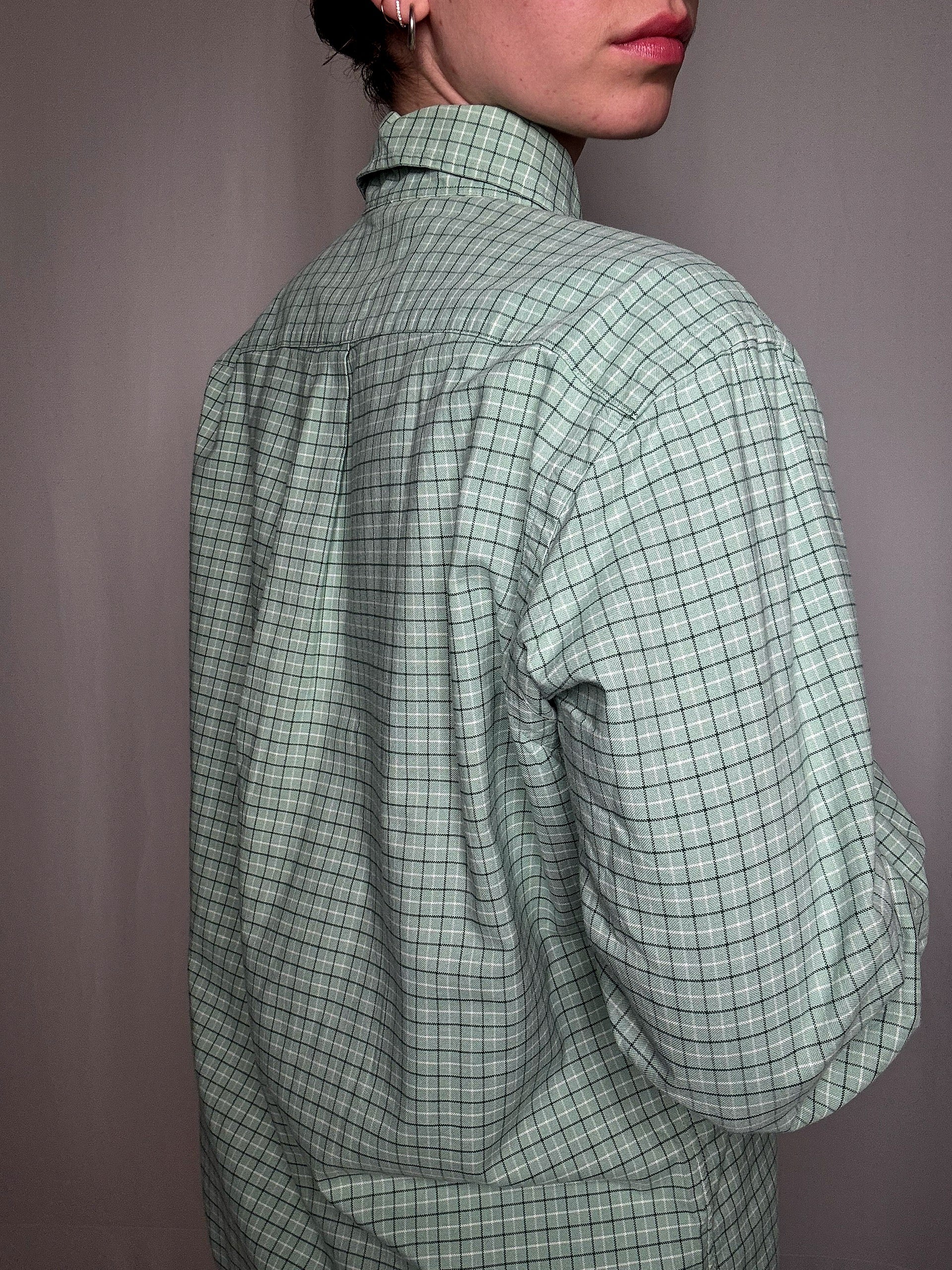 Chemise oxford vert Ralph Lauren M vintage