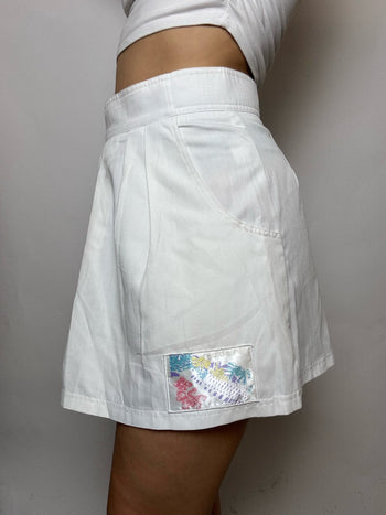 Jupette blanche ADIDAS M/L vintage