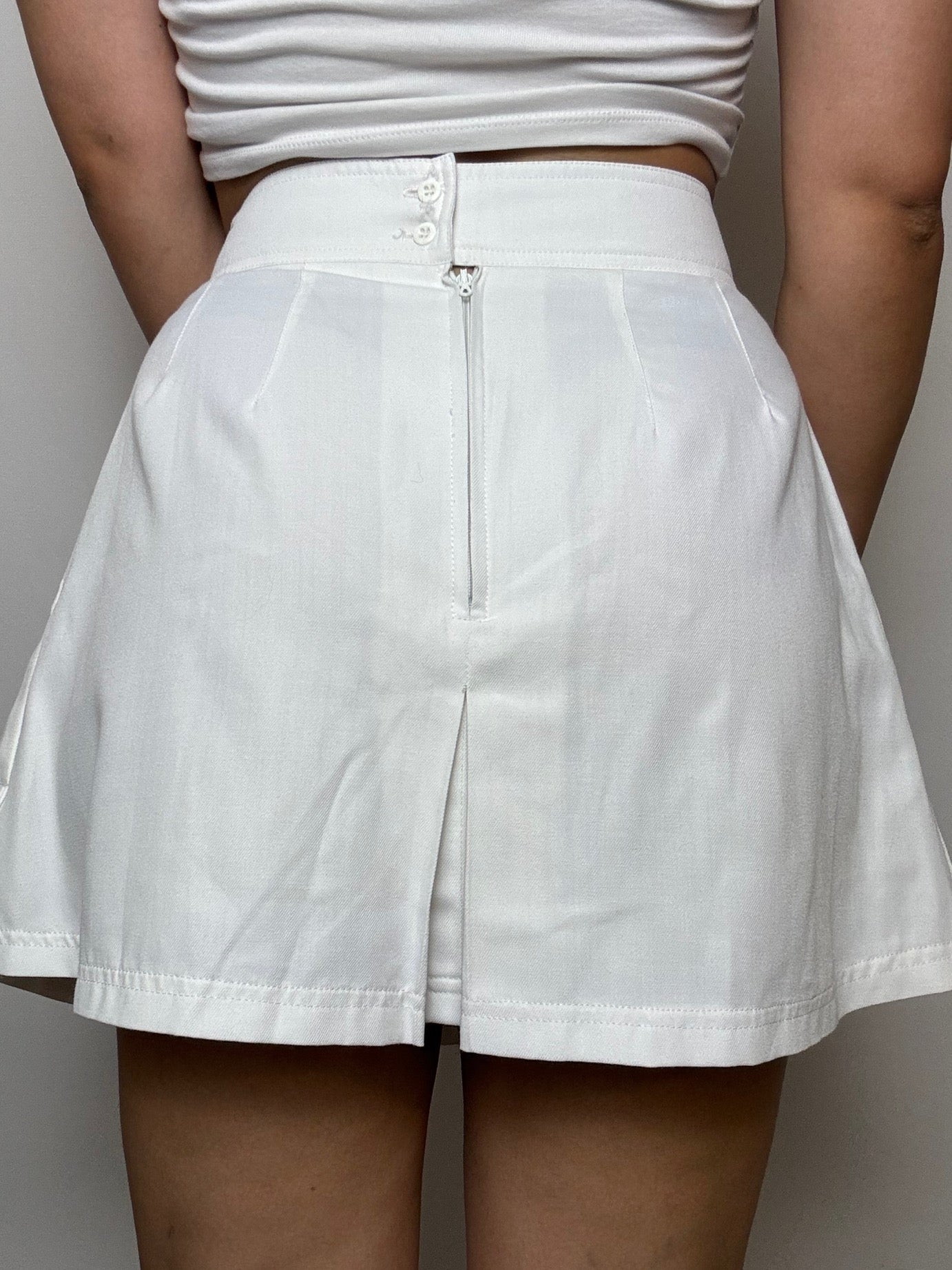 Jupette blanche ADIDAS M/L vintage