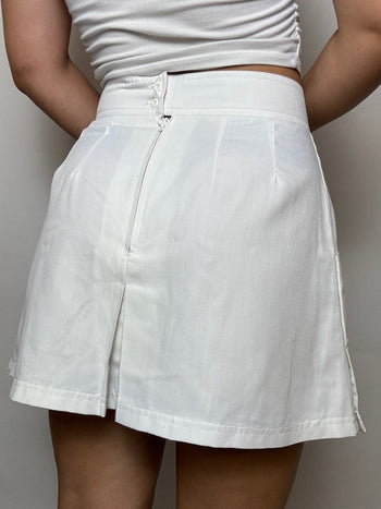 Jupette blanche ADIDAS M/L vintage