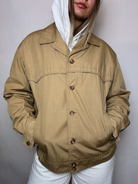 Vintage-Jacke in Beige, Größe L