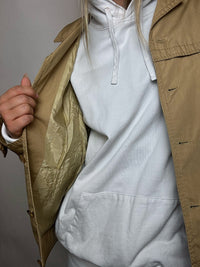 Vintage-Jacke in Beige, Größe L