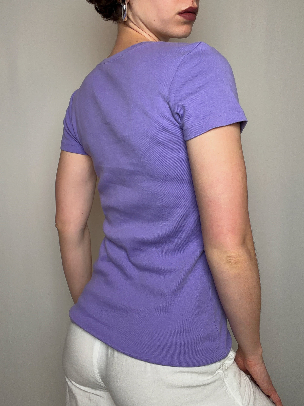 Tshirt parme Ralph Lauren M vintage