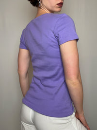 Tshirt parme Ralph Lauren M vintage