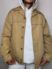 Vintage-Jacke in Beige, Größe L