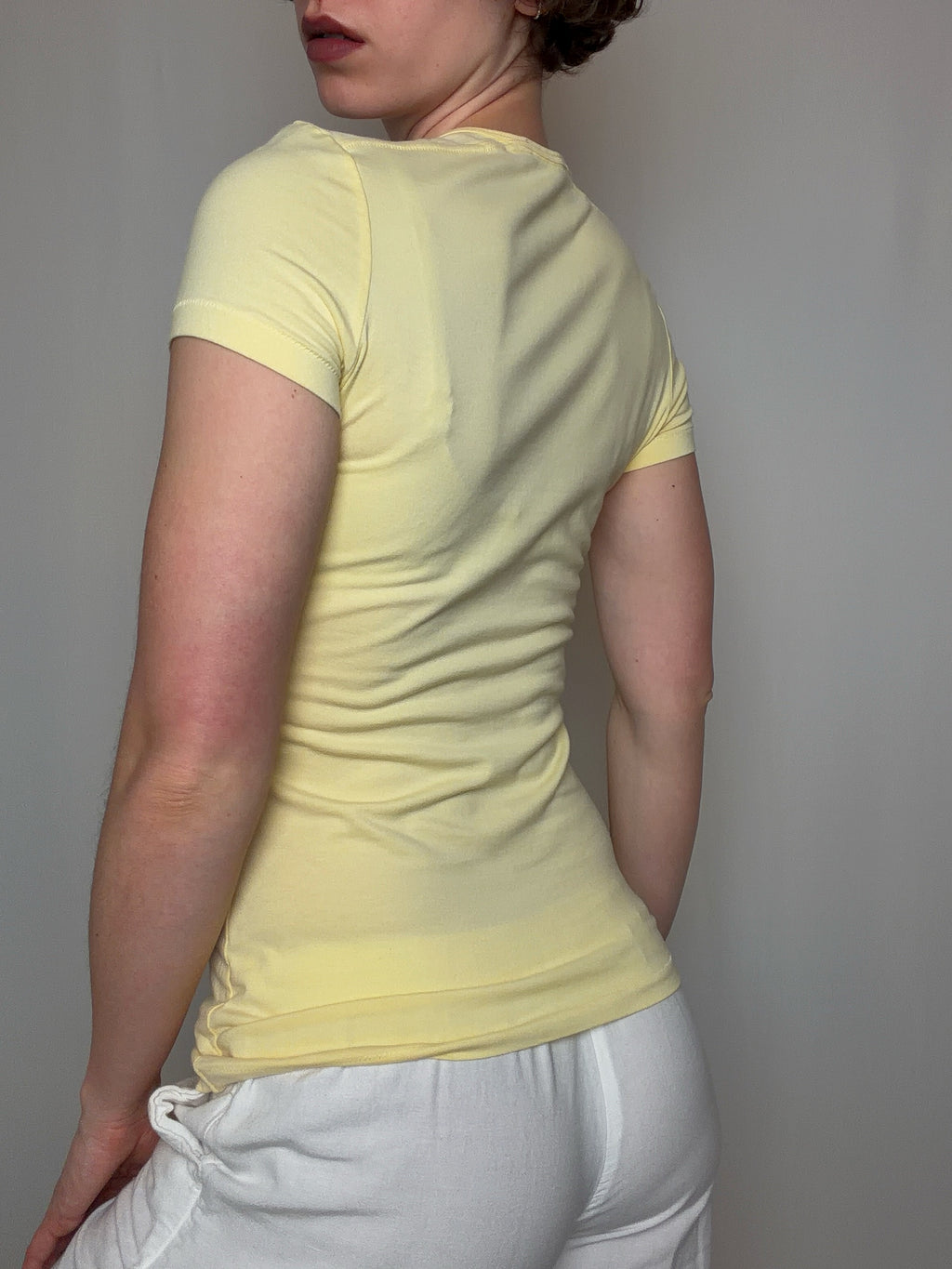 Tshirt jaune Gas S vintage