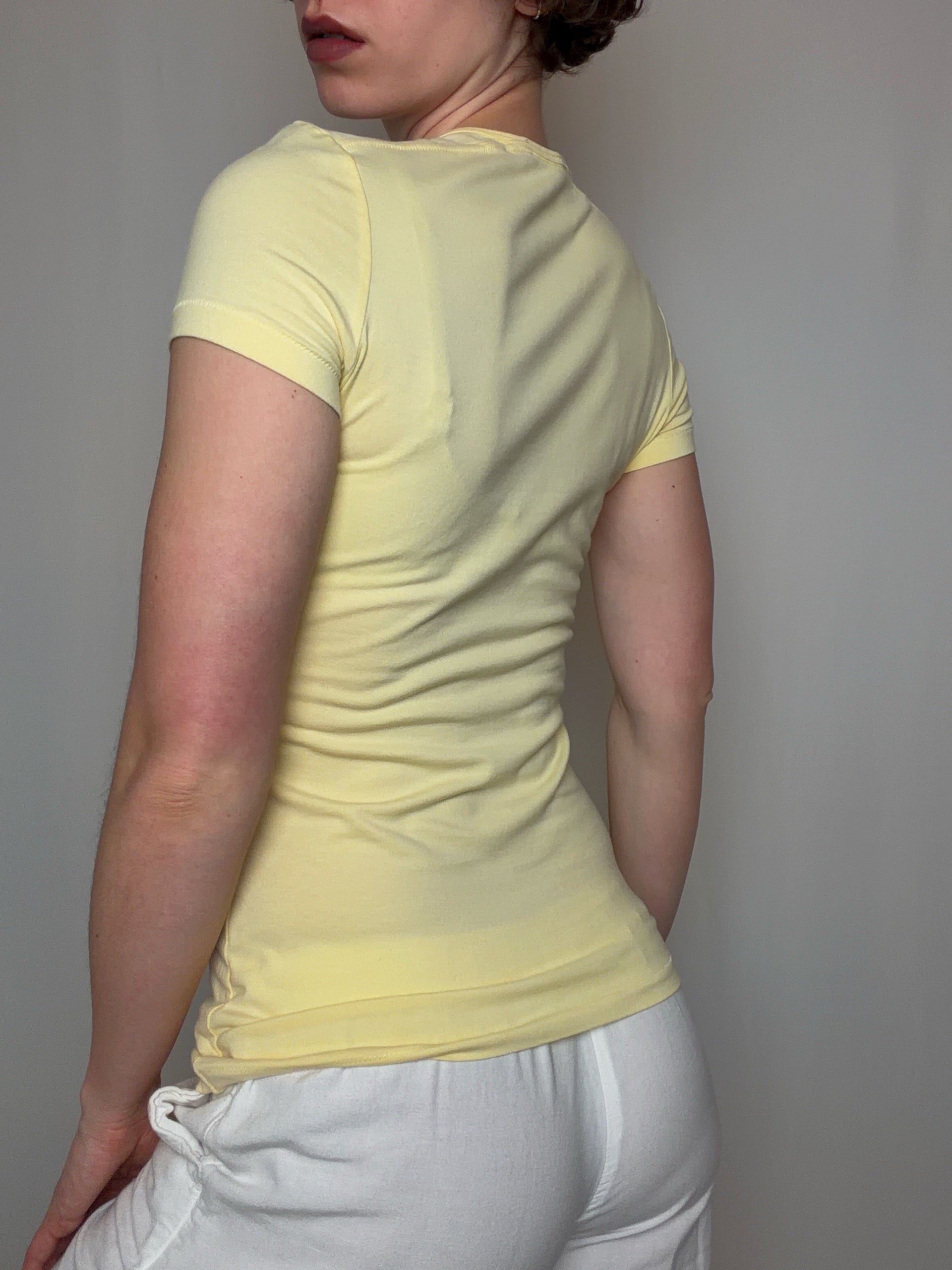 Tshirt jaune Gas S vintage