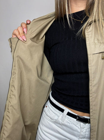 Veste imperméable beige XL vintage