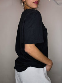 Adidas black T-shirt M vintage