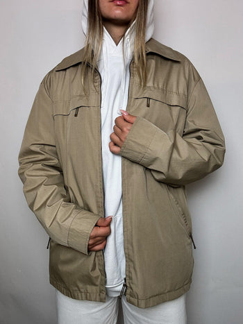 Veste imperméable beige XL vintage