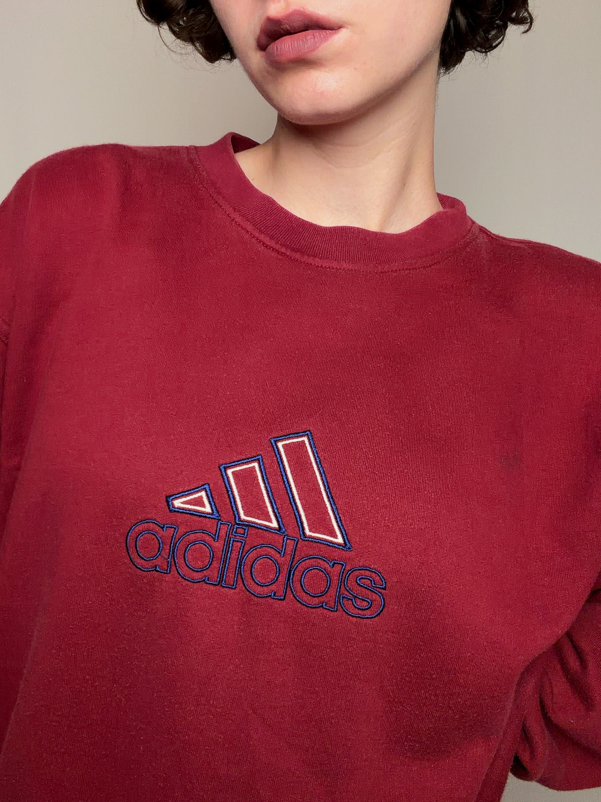 Sweat Adidas bordeaux L vintage