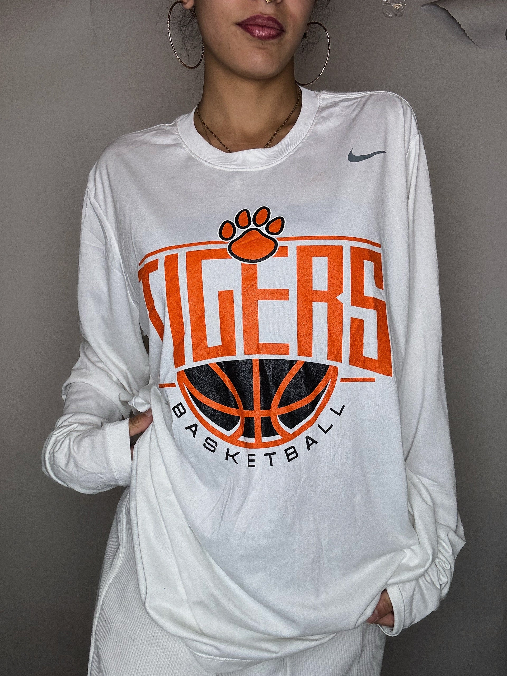 Tshirt manches longues NIKE x TIGERS XL vintage
