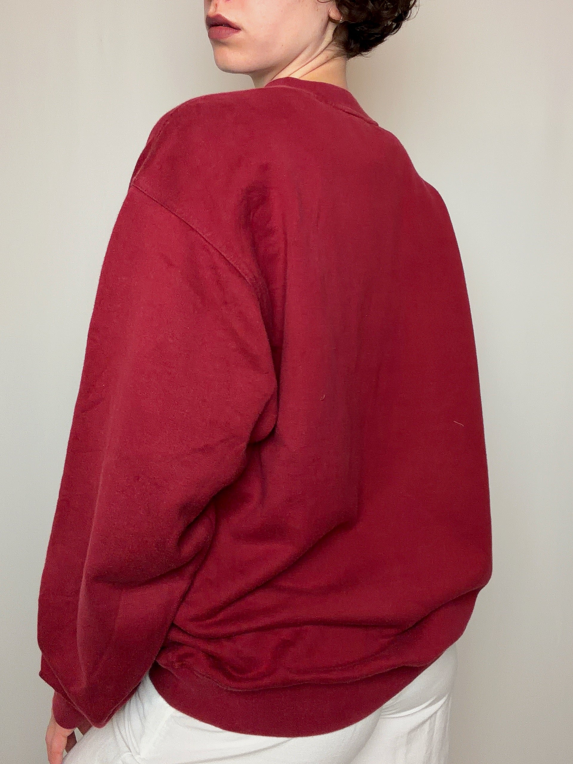 Sweat Adidas bordeaux L vintage