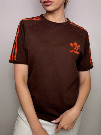 ADIDAS M vintage brown t-shirt