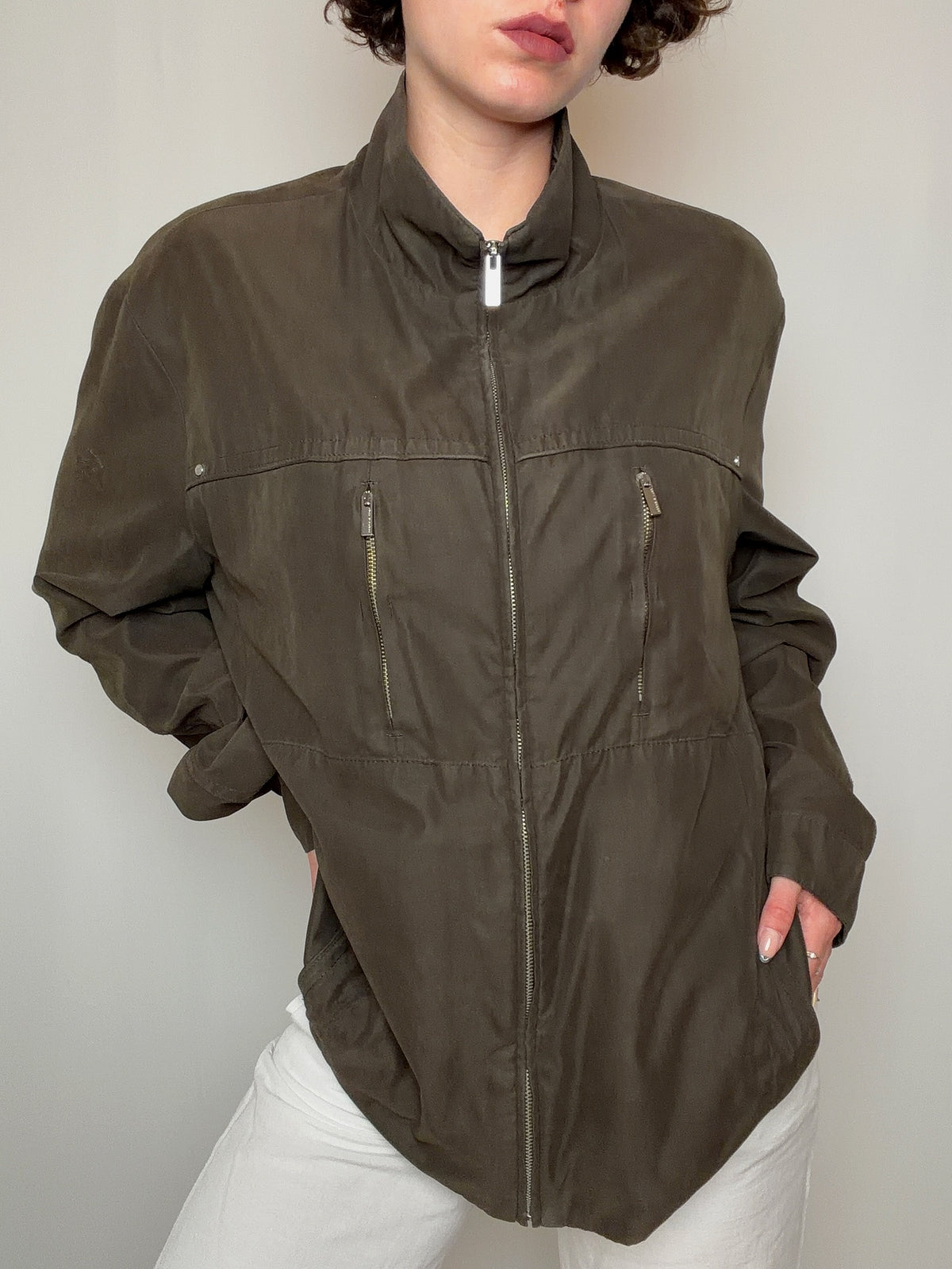 Veste d'été brune XL vintage