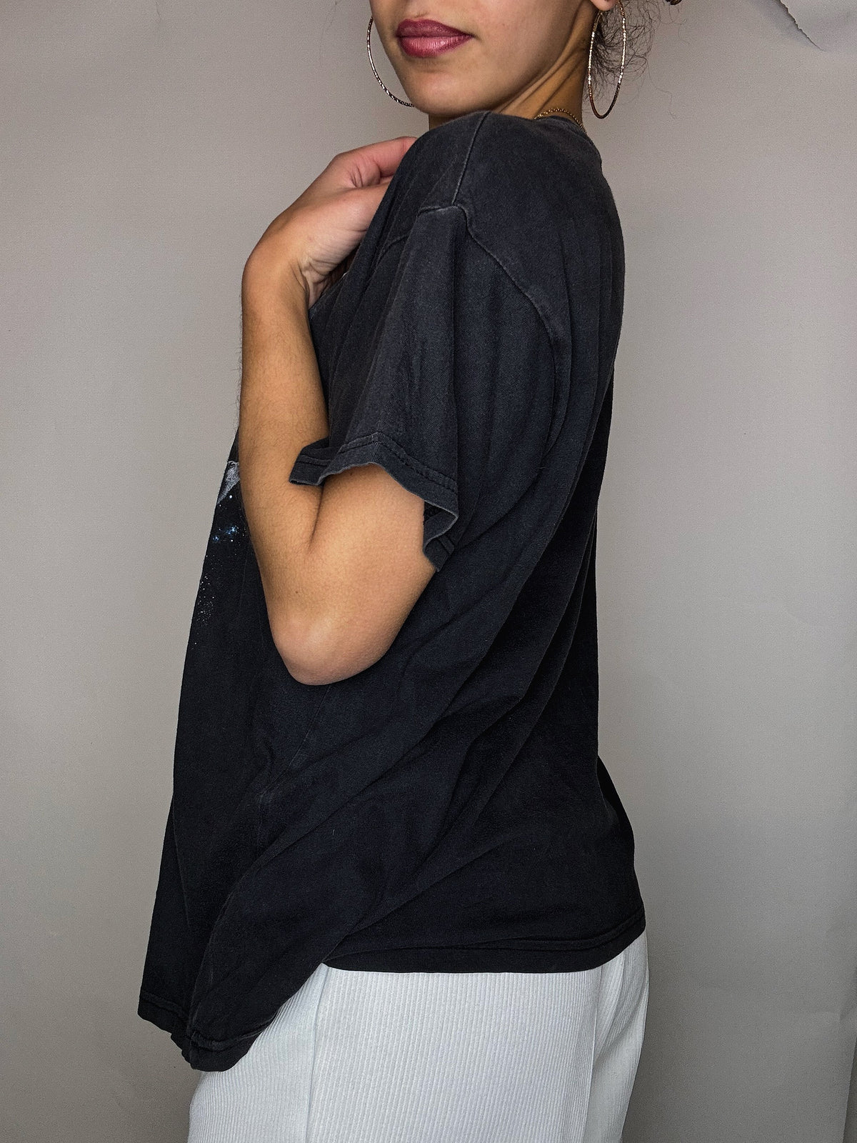 Tshirt noir kitch loups M vintage